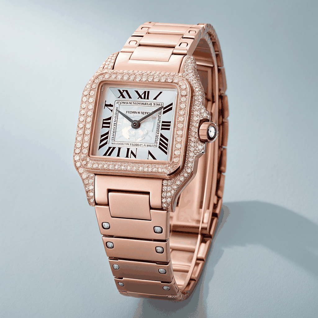 Cartier Santos‑Dumont Limited Edition 2024 – 35mm Pink Gold